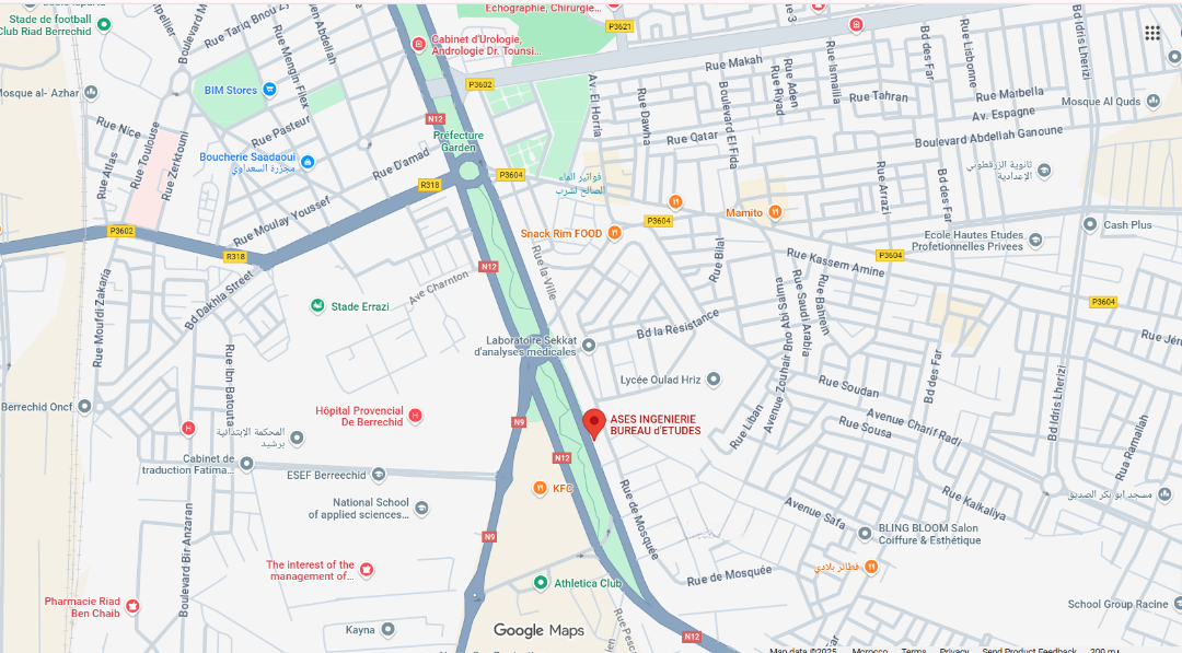 localisation du bureau ases